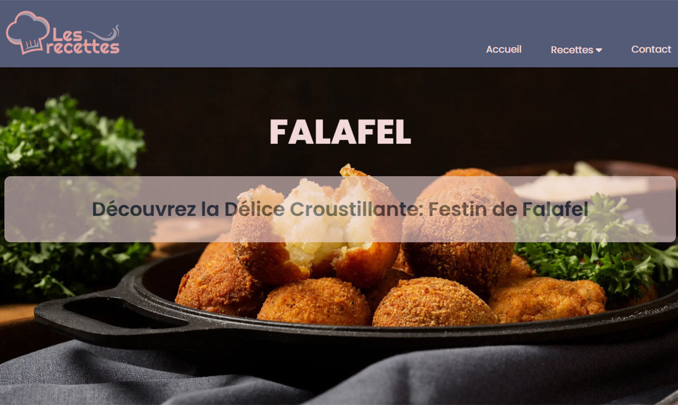 Les Recettes recipe detail page